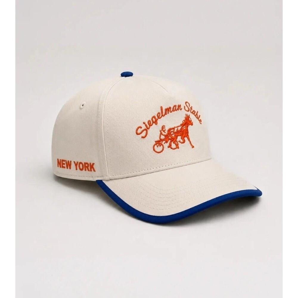 SIEGELMAN STABLE 2026 NY CHAMPIONS HAT Cream/Royal